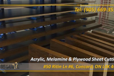 Acrylic, Melamine & Plywood Sheet Cutting